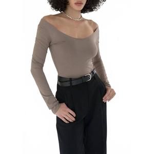 NEW TROIS helena top in sable